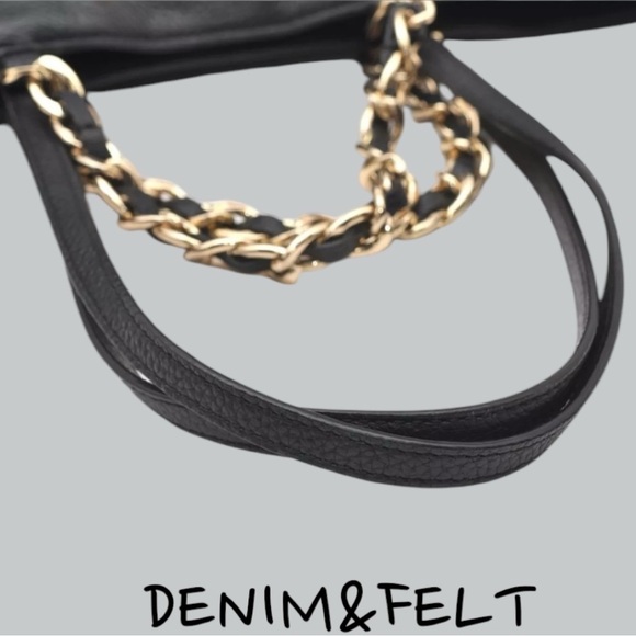 Michael Kors Harper Large East West Tote Black Leather Shoulder Bag | PRELOVED! - Picture 7 of 16